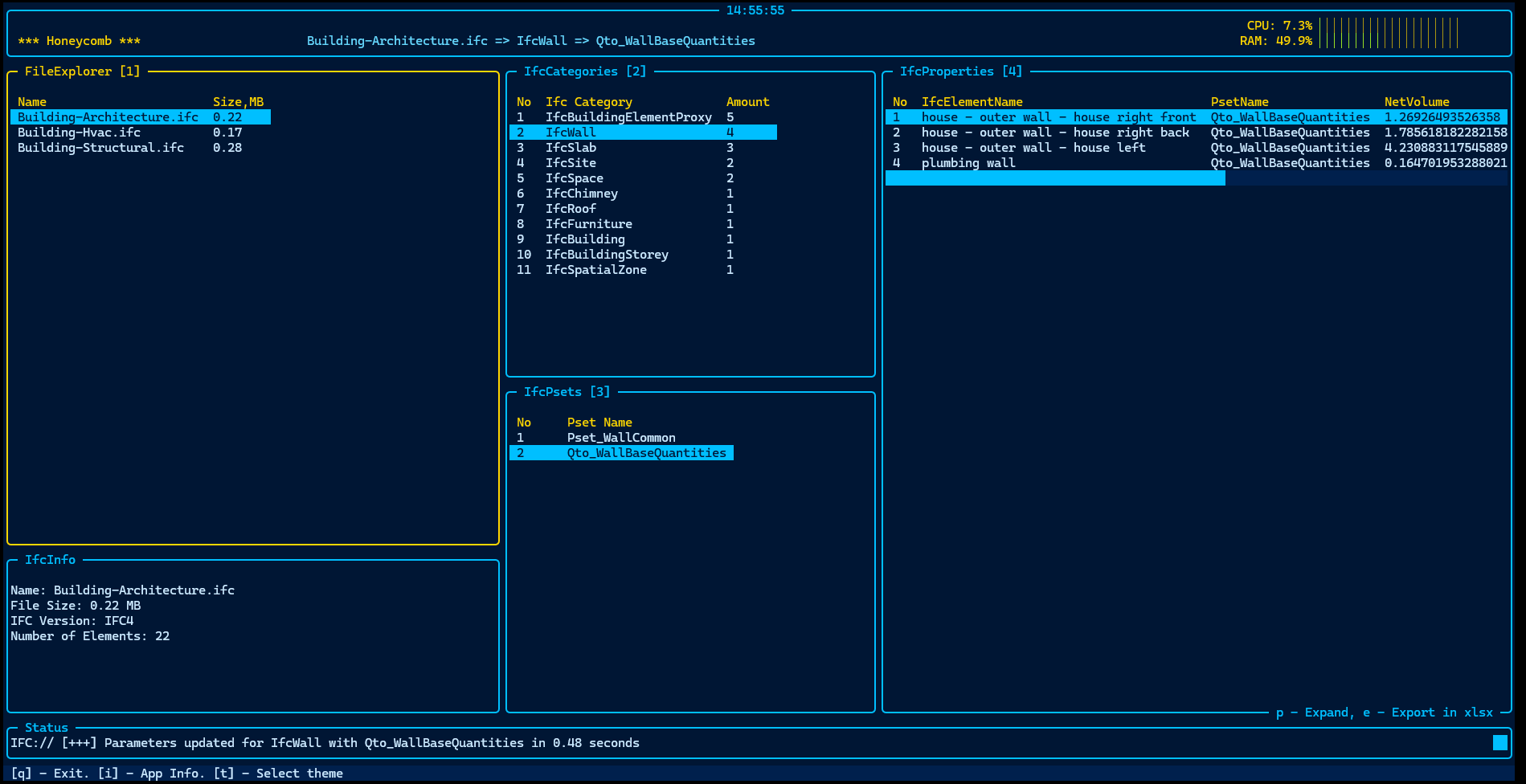 Browse IFC data with intuitive interface